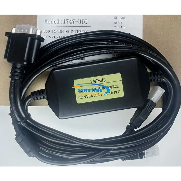 1747-UIC SLC 500 USB Programming Cable To DH-485 Interface Converter For Allen-Bradley PLC
